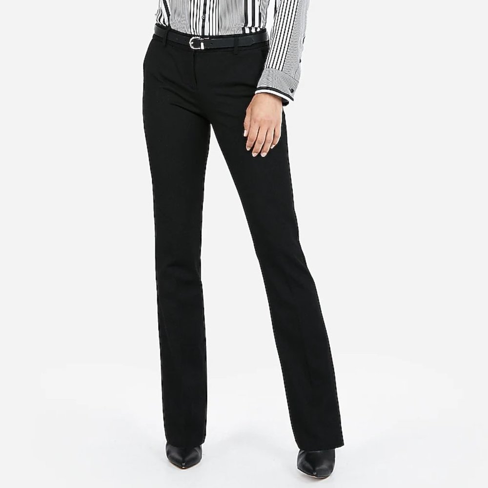 EXPRESS Columnist Black Pant - Size 4S